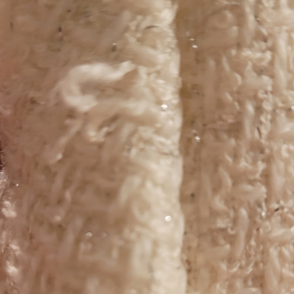 Tahari Arthur S. Levine off white cream and silver blazer - Picture 8 of 11